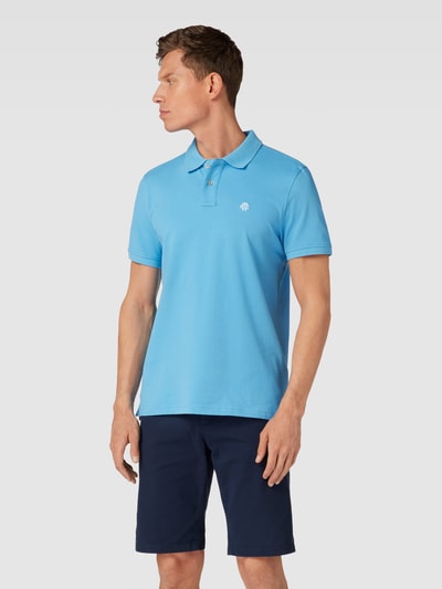 MCNEAL Poloshirt mit Label-Stitching Blau 4