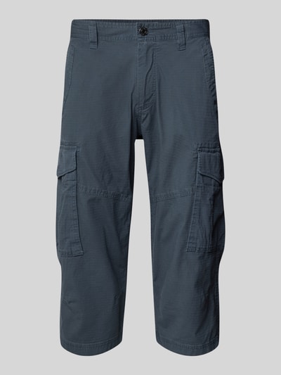 s.Oliver BLACK LABEL Relaxed fit bermuda van katoenmix Antraciet - 2