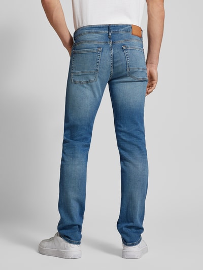 Marc O'Polo Regular Fit Low-Rise-Jeans mit Shaped-Beinverlauf Modell 'SJÖBO' Jeansblau 5