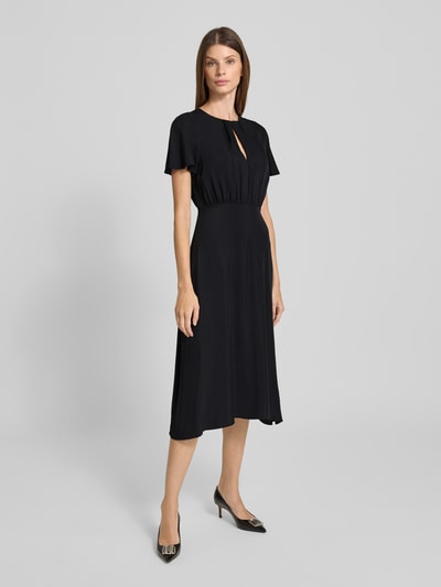 ARMANI EXCHANGE Midikleid mit Raffungen Black 1