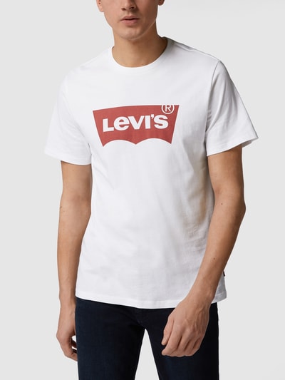 Levi's® T-shirt van katoen met logoprint  Wit - 4