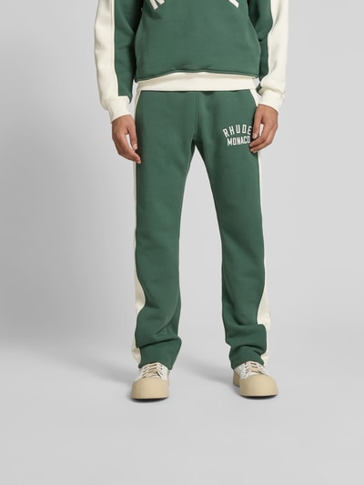 RHUDE Sweatpants aus reiner Viskose Black 4