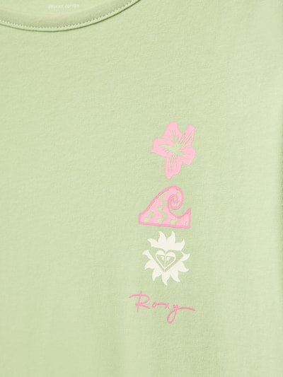 Roxy T-Shirt mit Label-Print Modell 'DAY AND NIGHT' Schilf 2