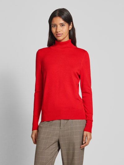 Christian Berg Woman Gebreide pullover met ribboorden Rood - 4