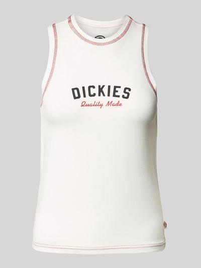 Dickies Tanktop met labelprint Ecru - 2