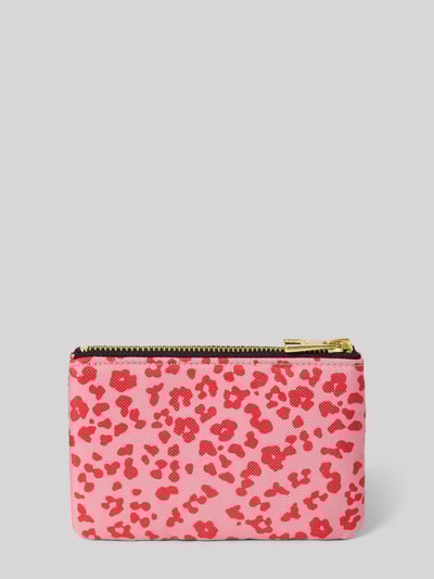 WOUF Kosmetiktasche mit Logo-Patch Modell 'Roar' Pink 2