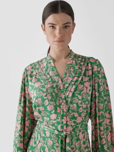 Diane von Furstenberg Midikleid mit floralem Muster Grün 3