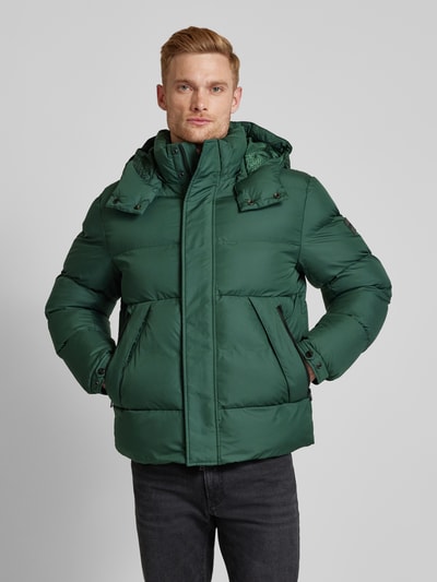 BOSS Steppjacke mit Kapuze Modell 'Corbinian' Dunkelgruen 4