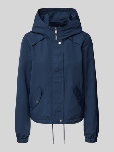VERO MODA Parka o pudełkowym kroju z kapturem model 'ZOA' Granatowy 2