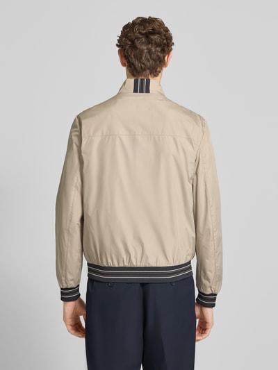 Geox Blouson mit Stehkragen und Reißverschluss Beige 5