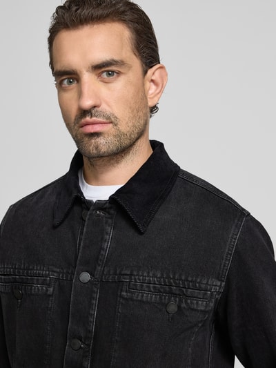 Marc O'Polo Denim Regular Fit Jeansjacke aus reiner Baumwolle Black 3