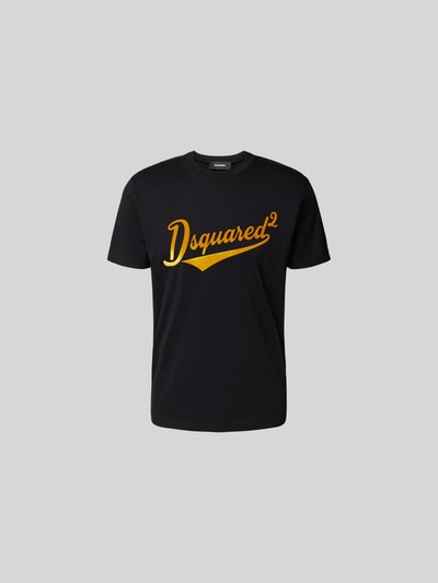 Dsquared2 T-Shirt mit Label-Print Black 1