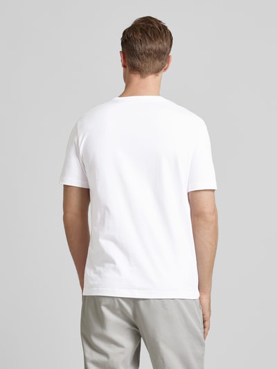 Gant T-shirt met labelprint, model 'ARCHIVE' Wit - 5