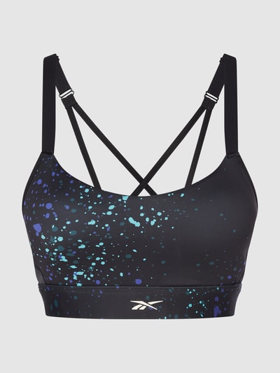 Reebok Active Bustier mit wattierten Cups Schwarz 2