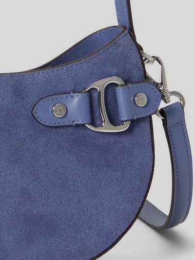 Lauren Ralph Lauren Umhängetasche aus echtem Leder Blau 7