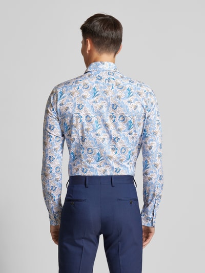 JOOP! Collection Slim Fit Business-Hemd mit Haifischkragen Modell 'Pares' Bleu 5