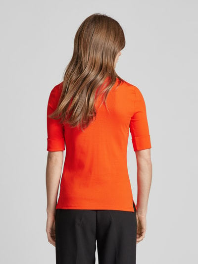 Lauren Ralph Lauren T-Shirt mit U-Boot-Ausschnitt Modell 'JUDY' Orange 5