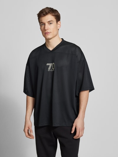 EA7 Emporio Armani T-Shirt mit Statement-Stitching Modell 'TRAIN 7.0' Black 4