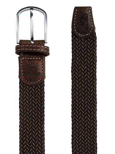 Billybelt Gürtel in Flecht-Optik Schokobraun 2