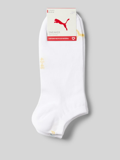 Puma Sneakersocken mit Label-Details im 3er-Pack Weiss 3