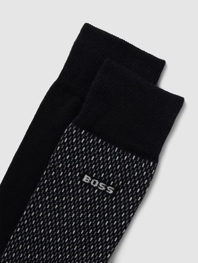 BOSS Socken mit Label-Detail im 2er-Pack Black 2