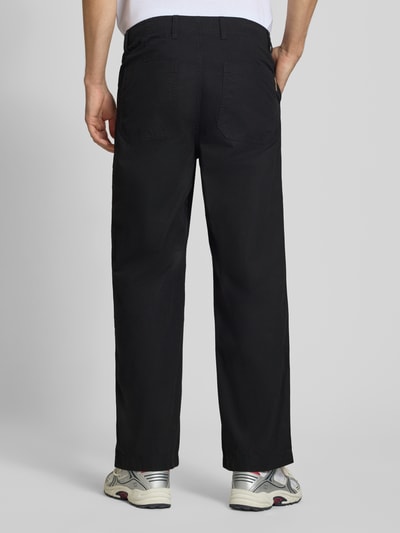 JACK & JONES Wide Fit Hose aus reiner Baumwolle Modell 'Bill' Black 5