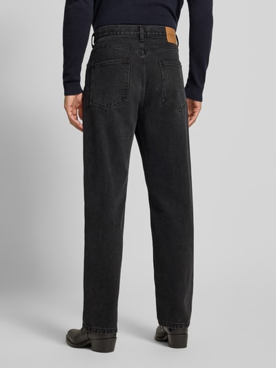 REVIEW Baggy fit jeans in 5-pocketmodel Zwart - 5