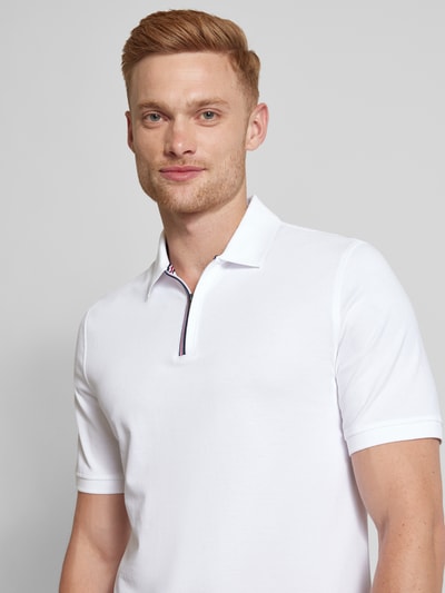 bugatti Poloshirt met polokraag Wit - 3