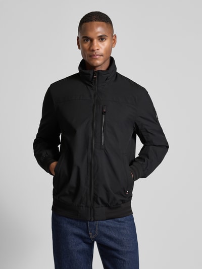 Tom Tailor Regular Fit Funktionsjacke aus Stretch-Material Black 4