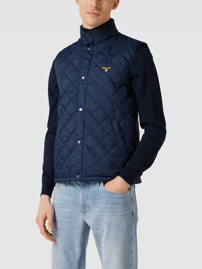 Barbour Steppweste mit Stehkragen Marine 4