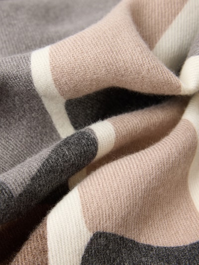 Codello Schal mit Fransen Hellbraun 2