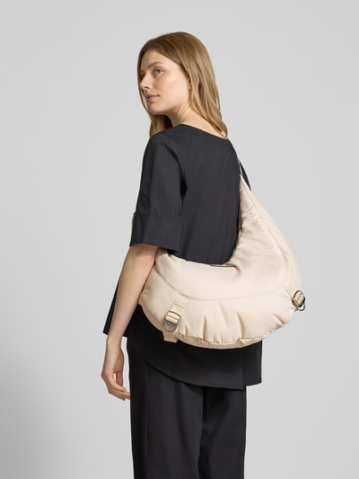 STUDIO BERLIN Handtasche mit Label-Badge Modell 'MOABIT' Beige 1