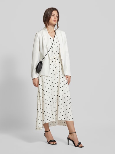 Fransa Sukienka midi ze wzorem na całej powierzchni model ‘Kama’ Złamany biały 1