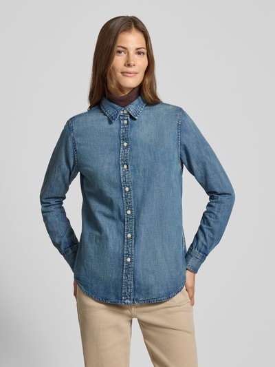 Lauren Ralph Lauren Regular Fit Jeansbluse Modell 'JAMELKO' Jeansblau 4