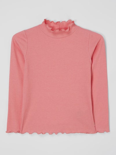 Tom Tailor Shirt met lange mouwen en opstaande kraag  Apricot - 1