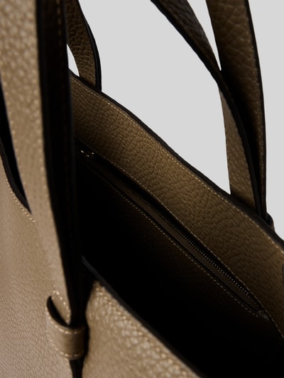 Abro Torba shopper ze skóry model ‘COSMO’ Błotnisty 5