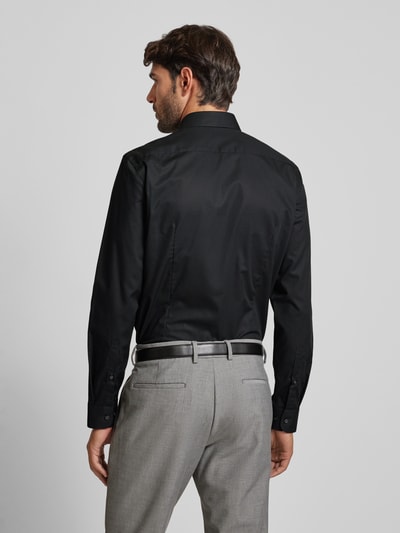 Jake*s Slim Fit Business-Hemd mit Kentkragen Black 5