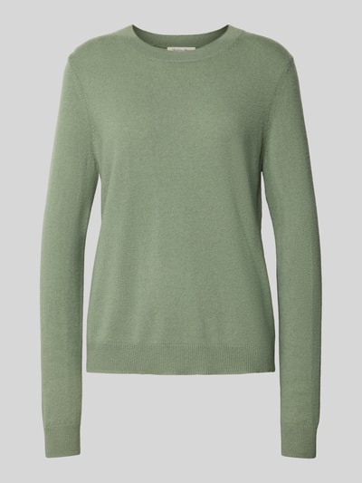 Christian Berg Woman Gebreide pullover van puur kasjmier Rietgroen - 2