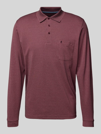 RAGMAN Shirt met lange mouwen met polokraag Rood - 2