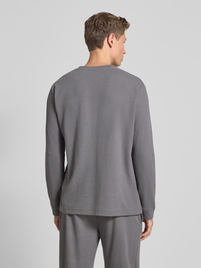 HUGO Regular fit shirt met lange mouwen van katoenmix, model 'AUSTIN' Antraciet - 5