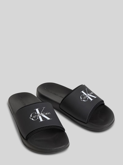 CK Calvin Klein Badslippers met logoprint Zwart - 1