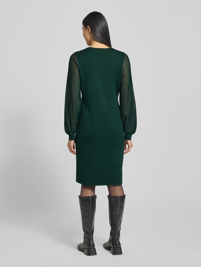 s.Oliver BLACK LABEL Getailleerde vrijetijdsjurk van viscosemix  Groen - 5