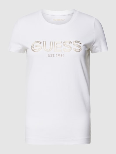 Guess T-shirt met labelapplicatie Wit - 2