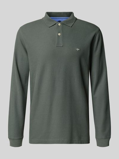 Fynch-Hatton Regular fit poloshirt met logostitching Antraciet - 2
