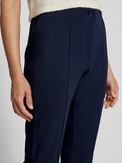 STEHMANN Stoffen broek met persplooien, model 'Ellsa Marineblauw - 3