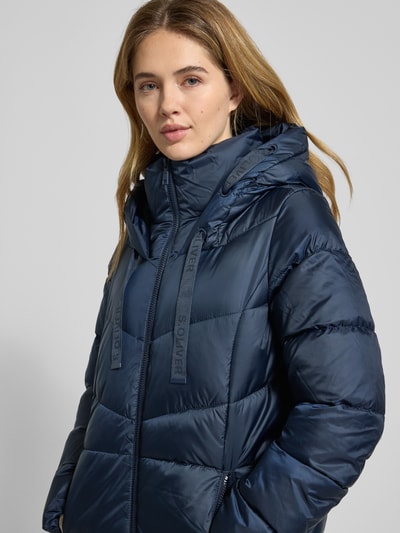 s.Oliver RED LABEL Regular Fit Steppmantel mit Kapuze  Marine 3