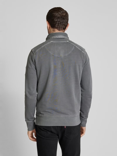 Wellensteyn Sweatshirt met labelpatch Antraciet - 5