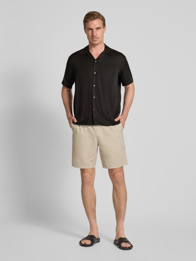 SELECTED HOMME Relaxed fit vrijetijdsoverhemd van lyocell Zwart - 1