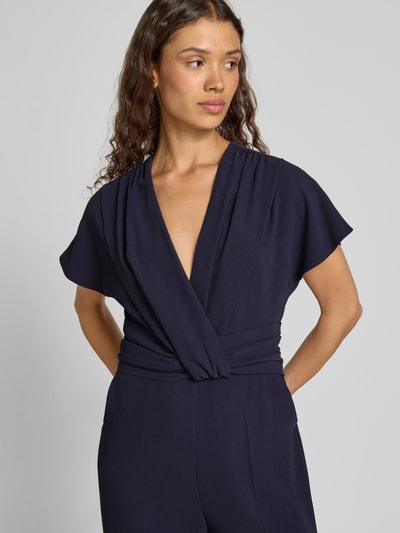 Vera Mont Jumpsuit met knoopdetail Donkerblauw - 3