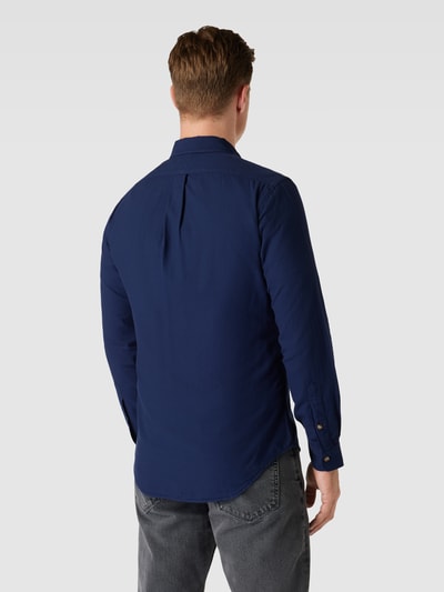 Polo Ralph Lauren Slim fit vrijetijdsoverhemd met logostitching Jeansblauw - 5